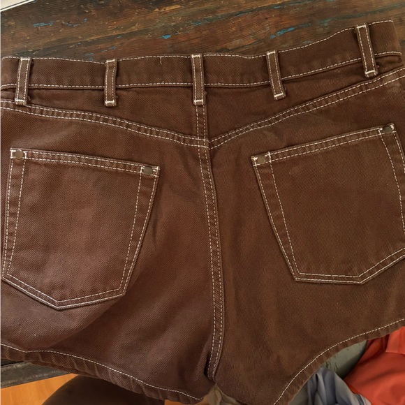 Reformation cowboy shorts brown - Picture 3 of 4